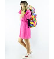 Morikukko Back To School Splash Çıkabilir Kapüşonlu Sırt Çantası ( Okul Çantası )