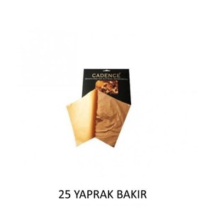 Cadence Yaprak Varak 25'li BAKIR 