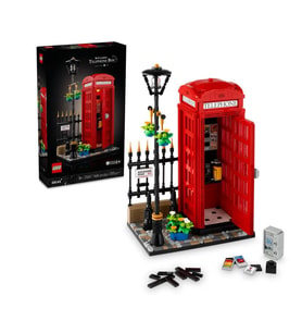 Lego ideas 21347 Red London Telephone Box (Çok Renkli)