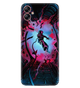 Samsung Galaxy A05 Kılıf Silikon Desen Özel Seri Astronot Attack 1702