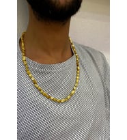 Sarı Orijinal Damla Kehribar Kolye