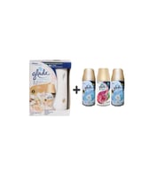 Glade Otomatik Sprey + Ipeksi Vanilya + Temizliğin Ferahlığı X Meyve& Çiçek Buketi X Temizliğin Ferahlığı = 3 X 269 Ml