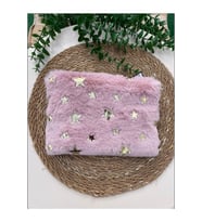 Peluş Kalemlik Veya Makyaj Çantası (Pembe)