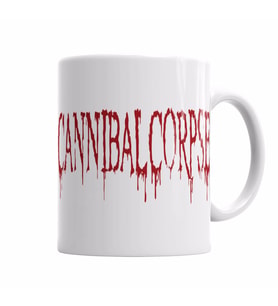 Cannibal Corpse logo   Death Obituary Morbid Angel Suffocation Vital Remains Kupa Bardak Porselen