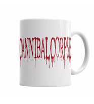 Cannibal Corpse logo   Death Obituary Morbid Angel Suffocation Vital Remains Kupa Bardak Porselen