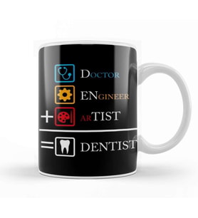 Doctor Engineer Artist Dentist 01 Kupa Bardak Porselen