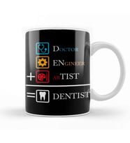 Doctor Engineer Artist Dentist 01 Kupa Bardak Porselen