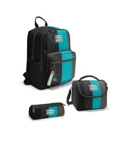 Coral High Renkli Çizgili 3'lü Okul Çanta Seti SET0123696 - Erkek (Çok Renkli)