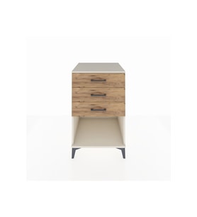 Kronos Komodin 3 Çekmeceli 60x59x96 Aytaşı-Çam