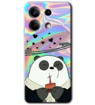 Poco X6 Kılıf HD Desen Baskılı Kılıf - Milkshake Panda