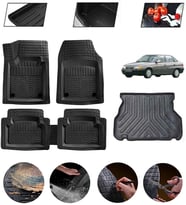 Opel Astra F 1991-1998 Sedan Uyumlu Paspas Araca Özel Bagaj Havuzu MBS Siyah