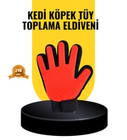 Kedi ve Köpekler İçin Tüy Toplama Eldiveni – Yumuşak Silikonlu Masaj Eldiveni