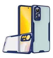 Xiaomi Mi 12 Lite Kılıf Parfe Kenarları Pastel Renk Silikon Kılıf (Lacivert)