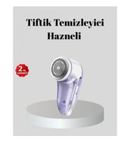 Mey İthalat® Şarjlı Tiftik Temizleyici – Çıkarılabilir Hazneli, Anti-Statik Fırçalı, USB Şarjlı