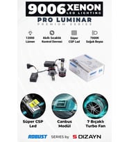 S-Dizayn Pro Luminar Led Xenon 9006 / 60W / 12000LM / 7000K A+ Kalite