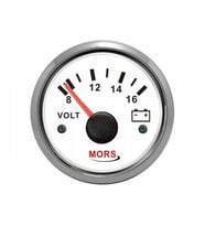 Mors Voltmetre Beyaz-12V (STD)