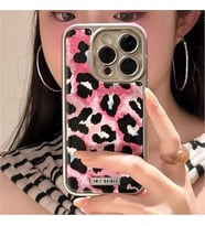 Coverzone iPhone 13 Pro Max ile Uyumlu Leopar Desenli ?effaf K?l?f Parlak ve ??k Tasar?m Darbe Emici Koruma 2mm Kamera Korumal? Arka Kapak No 3