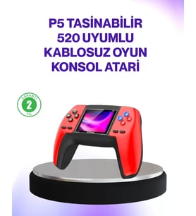 520 Klasik Oyunlu P5 Retro Elde Taşınabilir Konsol
