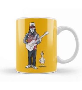 Buckethead and Friends Guitar Player Kupa Bardak Porselen