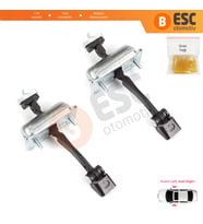 Opel Corsa D E 3-Kapı 2006-2019 5160259 13242975 İçin Ön Sağ ve Sol Kapı Gergi Yayı