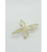 Yıldız Detaylı Kelebek Gold EarCuff