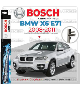 Bosch Aerotwin Muz Silecek Takımı Bmw X6 E71 2008-2011 ile uyumlu
