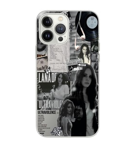Iphone 15 Pro Uyumlu Lana Del Rey Desenli Şeffaf Telefon Kılıfı