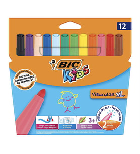 Jumbo Keçeli Kalem 12 Renk Bic Jumbo Keçeli Kalem 12 Renk (Karışık)