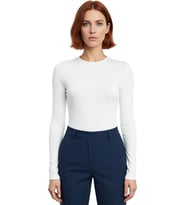 Stil Kadın Viskon Yumuşak Kumaşlı Parmak Geçme Detaylı Esnek Bluz Regular Örme Slim Kalıp