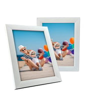 DECOLIFE İKİLİ FOTOĞRAF ÇERÇEVESİ, FOTOĞRAF ÇERÇEVESİ, ANI ÇERÇEVESİ, RESİM ÇERÇEVESİ, ÇOKLU ÇERÇEVE 21x15 (Beyaz)