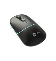 LECOO WS210 Kablosuz + Bluetooth Sessiz Şarjlı 1600dpi Optic Siyah Mouse