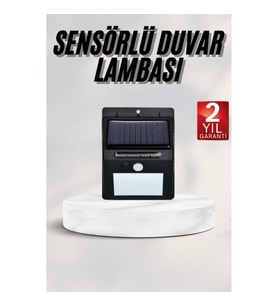 Mey İthalat® Bahçe Aydınlatması Güneş Enerjili Led Işık Lamba Sensörlü Dekoratif