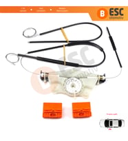 Audi A4 B6 8E2 8E5 B7 8EC 8ED Seat Exeo 3R2 3R5 4/5 Kapı 8E0837461 İçin Ön Sol Cam Kriko Tamir Seti