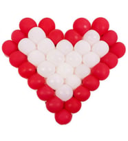 Balon standı kalpli fon süsü yapma aparatı 60x60 cm pk:1-