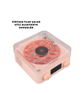 Bluetooth Hoparlör Pembe - Lisinya