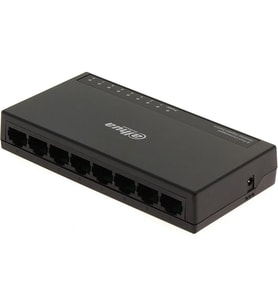 DAHUA 8 Port Switch 10/100/1000 Yönetilemez - PFS3008-8GT-L (Siyah)