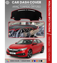 HONDA CIVIC (FC5 2015-2022) Torpido Örtüsü Torpido Koruma Tam Uyum Çatlamayı Önler Kolay Montaj