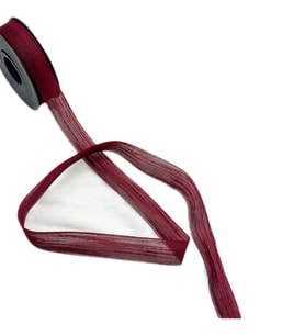 Nopel Keten Kurdele 2.5 Cm  (20 Metre)  Bordo