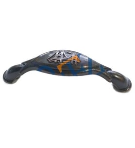Dekoratif Zamak Boğaziçi Kulp - 64Mm, Eskitme, 1 Adet