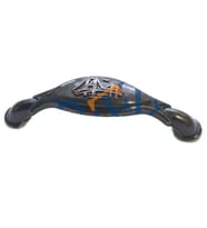 Dekoratif Zamak Boğaziçi Kulp - 64Mm, Eskitme, 1 Adet