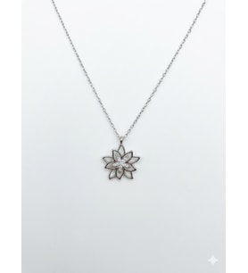 925 Ayar Gümüş Lotus Kolye