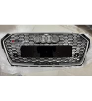 Audi A5 Rs5 Ön Panjur Gri Çerceve Piano Black 2017-2019 Arası Uyumlu