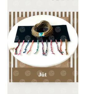  Paket İpi Paketleme Ipi / Bağlama Ipi / Doğal JÜt ip / Hasır Süsleme İpi / Kendir Kırnap  İpi 10 mt-T922