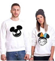 Tshirthane Mause Jack Mause Ölügelin Sevgili Kombinleri Sweatshirt Kombini (Tek Ürün Fiyatıdır.)