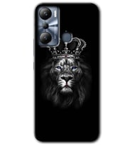 İnfinix Hot 20i Kılıf HD Desen Baskılı Kılıf - King Lion