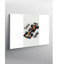 Kanvas Tablo F1 Yarış Arabası