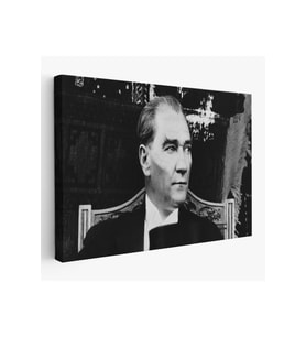 Keskin Bakışlı Atatürk Tablosu-6635