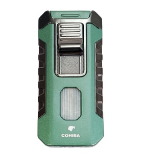 Cohiba 3 Torch Pürmüz Yeşil Metal Puro Çakmağı - TR9516