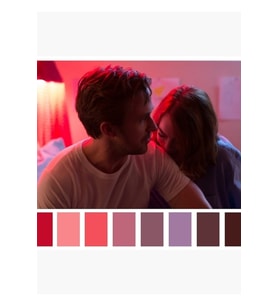 La La Land (2016) Renk Paleti V.1 Tablo Ahşap Poster Dekoratif