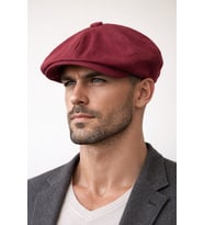 Yazlık Keten Peaky Blinders Kasket Dökümlü Astarlı Arkası Lastikli Kasket Şapka